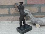 bronzen beeldje Marlies Noordkamp "de stucadoor", Ophalen of Verzenden, Zo goed als nieuw, Mens