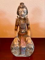 Indonesisch Houten beeld vrouw Java Javaans Indonesië, Antiek en Kunst, Kunst | Beelden en Houtsnijwerken, Ophalen of Verzenden