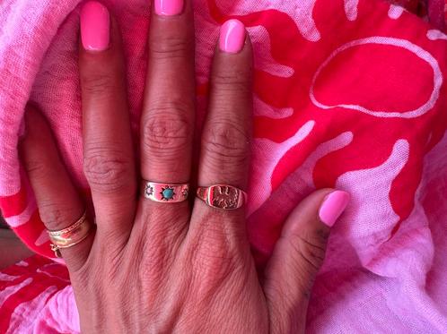 9 karaats vintage gouden zegelring, Sieraden, Tassen en Uiterlijk, Ringen, Dame, 17 tot 18, Goud, Ophalen