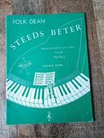 Folk Dean Steeds Beter - piano - Deel 2, Gebruikt, Les of Cursus, Ophalen of Verzenden, Piano