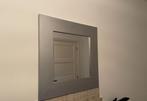 Spiegel zilver mrt rand 52x52, Ophalen of Verzenden, Zo goed als nieuw, Rechthoekig, Minder dan 100 cm