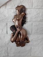 sculptuur  wanddecoratie  MAN &VROUW, Ophalen of Verzenden, Zo goed als nieuw