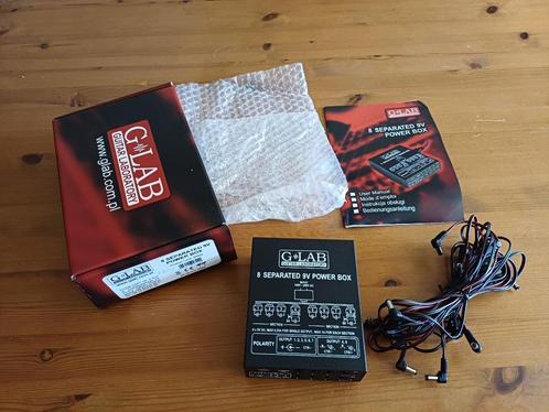 G-Lab PB-1 Power Box 8 gescheiden 9 VDC aansluitingen, Muziek en Instrumenten, Effecten, Zo goed als nieuw, Ophalen of Verzenden