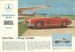 Mercedes 300 SL Cabriolet folder, Ophalen of Verzenden, Zo goed als nieuw, Mercedes