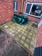 GRATIS  beton tegels  lichtgrijs, Ophalen, Zo goed als nieuw, Beton, Terrastegels