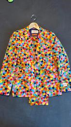 Opposuits kostuum / pak confetti maat 158/164, Ophalen of Verzenden, Zo goed als nieuw, 158 t/m 164