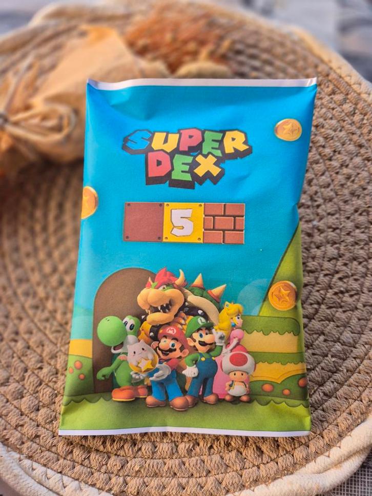 Mario traktatie, Hobby en Vrije tijd, Feestartikelen, Nieuw, Feestartikel, Verjaardag, Ophalen of Verzenden