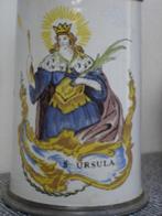 Bierpullen met tinnen deksel - Küppers Brauerei Köln '90, Antiek en Kunst, Ophalen of Verzenden