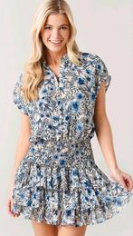 Misa Los Angeles jurk maat 34 in nieuwstaat, Kleding | Dames, Jurken, Blauw, Ophalen of Verzenden, Zo goed als nieuw, Maat 34 (XS) of kleiner