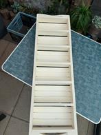 Houten wandrek / kruidenrek - wit, Ophalen, Gebruikt