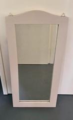 Mooie Middelgrote houten spiegel - taupe, Ophalen, Minder dan 50 cm, Zo goed als nieuw, Minder dan 100 cm