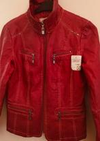 Donkerrode lederlook jack van Canda (C/A), Maat 38/40 (M), Nieuw, Ophalen of Verzenden, Canda