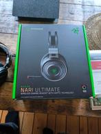 Razer nari ultimate gaming headset wireless met microfoon, Computers en Software, Headsets, Gebruikt, Ophalen of Verzenden, Draadloos