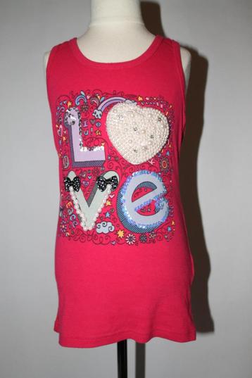 ROZE top / hempje met blingbling S in ~~nieuw~~ staat beschikbaar voor biedingen