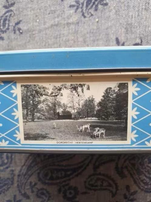 Koekjesblik dordtse schapekopjes Dordrecht, Verzamelen, Blikken, Gebruikt, Koek(jes), Overige merken, Ophalen