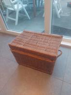 Rieten Mand met Deksel, Ophalen, Overige materialen, Minder dan 50 cm, Zo goed als nieuw