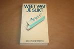 Weet wat je slikt. Dr. A.M. Soeterboek.