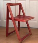 Trieste klapstoel Aldo Jacober voor Alberto Bazzani  Italy, Huis en Inrichting, Stoelen, Ophalen of Verzenden, Rood, Eén