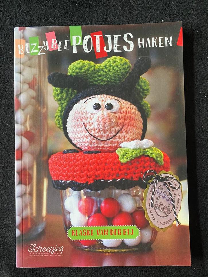 Bizzy Bee potjes haken (inspiratie voor kadootjes+ uitleg), Hobby en Vrije tijd, Breien en Haken, Nieuw, Haken, Ophalen of Verzenden