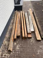 Houten balken voor afdak/overkapping, Ophalen, Gebruikt