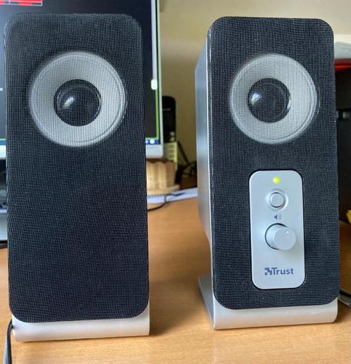 PC speakers van  Trust, type SoundForce, Computers en Software, Pc speakers, Gebruikt, Audiokanaal 2.0, Ophalen
