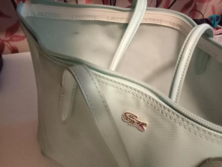 Lacoste dames tas, Sieraden, Tassen en Uiterlijk, Tassen | Damestassen, Gebruikt, Shopper, Blauw, Ophalen