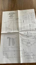 Bouwtekeningen van een groente en een gebakskraam 1:12, Ophalen of Verzenden, Nieuw, Poppenhuis