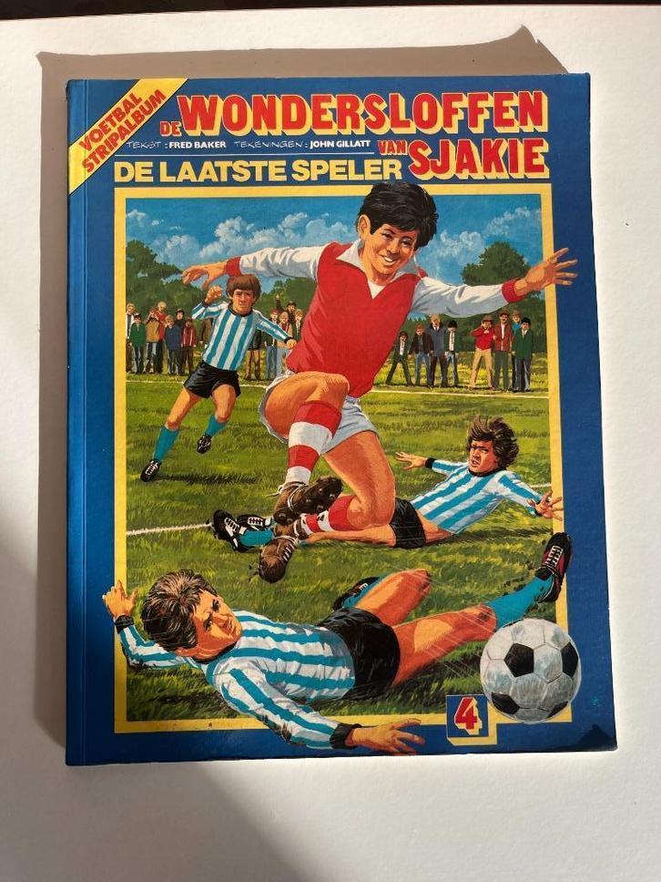De Wondersloffen van Sjakie - deel 4 - De Laatste Speler, Boeken, Stripboeken, Gelezen, Eén stripboek, Ophalen of Verzenden
