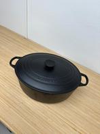 Le Creuset Braadpan Mat Zwart 33cm 7,5l, Huis en Inrichting, Keuken | Potten en Pannen, Ophalen, Zo goed als nieuw, Gietijzer