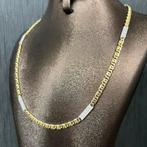 14k gouden ketting valkenoog schakel nieuw, Ophalen of Verzenden, Zo goed als nieuw, Goud