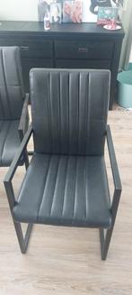 Eetkamerstoelen 2x, Huis en Inrichting, Stoelen, Ophalen, Gebruikt, Twee