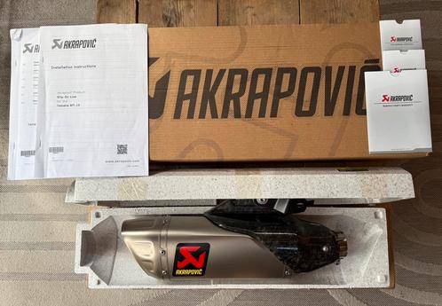 Yamaha MT10 gen 2 / R1 Akrapovic slip-on Titanium uitlaat, Motoren, Accessoires | Overige, Zo goed als nieuw, Ophalen