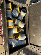 PVC 125 mm moffen, Doe-het-zelf en Verbouw, Buizen en Afvoer, Ophalen, Afvoer, Gebruikt, Pvc