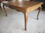 Vintage eiken tafel 150x100x77cm + verlengen 100, Huis en Inrichting, Tafels | Eettafels, Ophalen, Landelijk vintage brocante