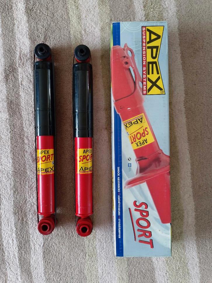 Set Citroen C2 C3 I Peugeot 1007 schokbrekers achteras, Auto-onderdelen, Ophanging en Onderstel, Citroën, Peugeot, Ophalen of Verzenden