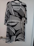 Te Koop: TWISTER Tuniek,  mt 2 (46/48). Zwart/Crème (J-18), Ophalen of Verzenden, Zo goed als nieuw, Twister, Blouse of Tuniek