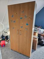 Ikea kast met houten fineren deuren - 2 meter hoog, Ophalen, 25 tot 50 cm, 200 cm of meer