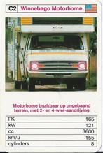Kw1911 autokaartje c2 winnebago motorhome, Ophalen of Verzenden, Zo goed als nieuw, Auto's