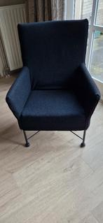 Montis Charly Fauteuil  zwart stof, Huis en Inrichting, Ophalen, Gebruikt, 75 tot 100 cm, Stof