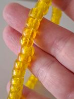 Antieke felgele Venetiaanse handelskralen. Afrika 48 stuks., Ophalen of Verzenden, Zo goed als nieuw, Kraal