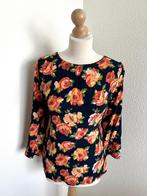 King Louie maat L blauwe bloemen top blouse 2657