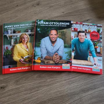 3 x kookboek postcodeloterij (Nieuw) beschikbaar voor biedingen