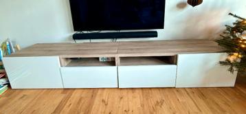 Tv meubel, Ikea Besta 240 cm breed - afbeelding 1