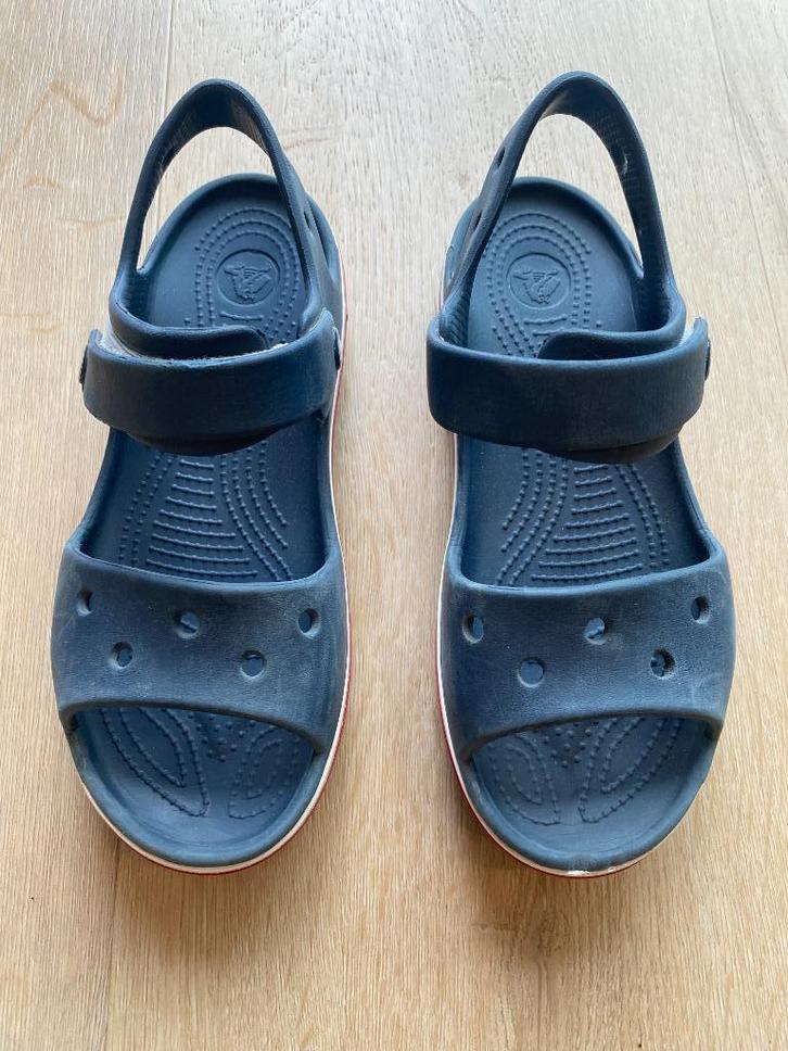 Crocs Sandalen - Donkerblauw - Maat 33-34 (J2), Kinderen en Baby's, Kinderkleding | Schoenen en Sokken, Gebruikt, Overige typen