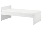 IKEA Slakt bed met matras, Huis en Inrichting, Slaapkamer | Bedden, Ophalen, 90 cm, Eenpersoons, Wit