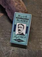 WWII US blue Gillette 10 razor blades, Ophalen of Verzenden, Amerika, Embleem of Badge