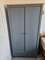 Kleding kast grijs - Moet weg, Huis en Inrichting, Ophalen, 100 tot 150 cm, Zo goed als nieuw, 150 tot 200 cm