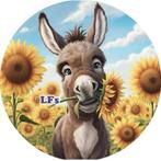LF1199 icing frosting ezel zonnebloem 20cm eetbare print top, Hobby en Vrije tijd, Taarten en Cupcakes maken, Verzenden, Nieuw