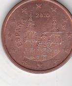 5 cent 2010 spanje, Postzegels en Munten, Munten | Europa | Euromunten, Spanje, 5 cent, Verzenden