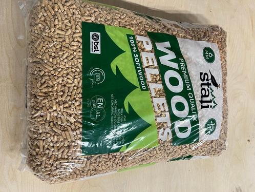 15kg zak houtpellets, A-kwaliteit inclusief certificaat, Tuin en Terras, Haardhout, Blokken, Overige houtsoorten, Minder dan 3 m³